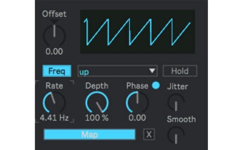 SAW waveform