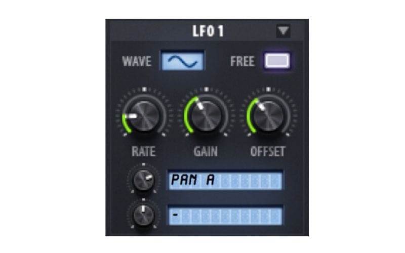 LFO1 on Sylenth1 Low-Frequency Oscillation