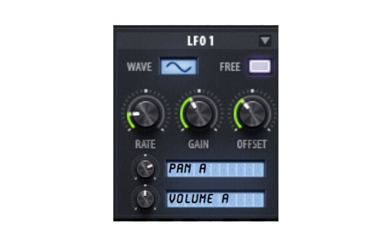 LFO1 pan a