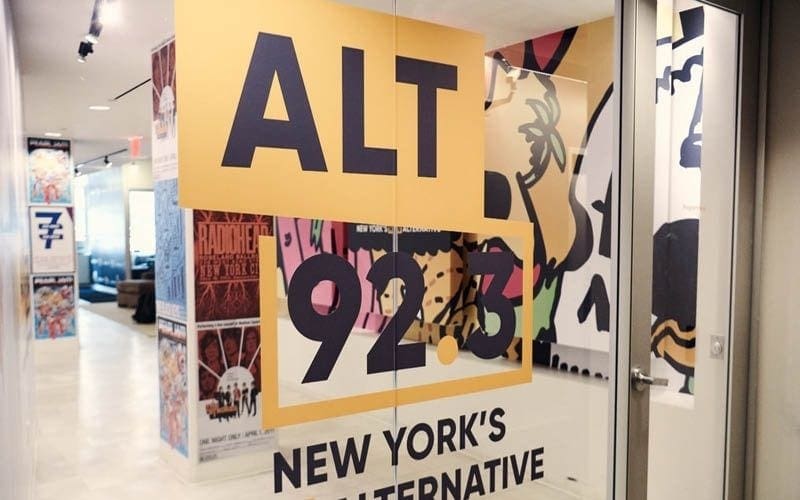 ALT 92.3 radio station office