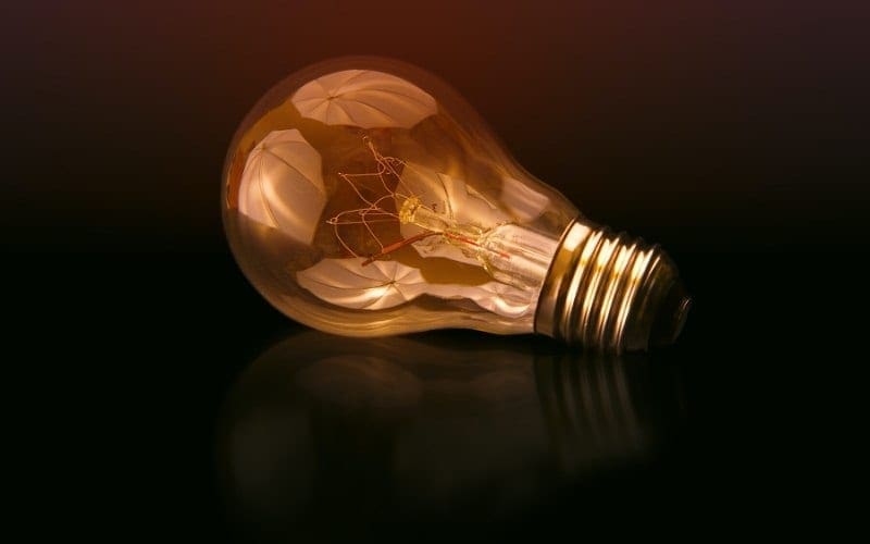 lightbulb creative idea write a song