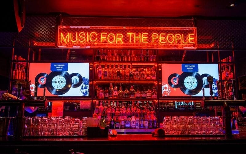 neon sign music for the people start a record label business