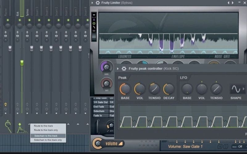 FL studio sidechain