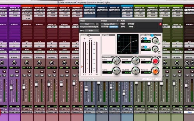 pro tools sidechain