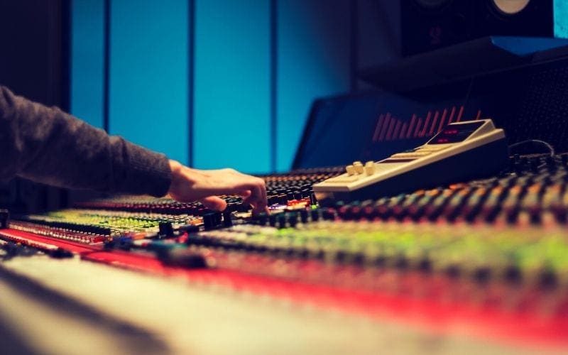 find music producers in studio mixing