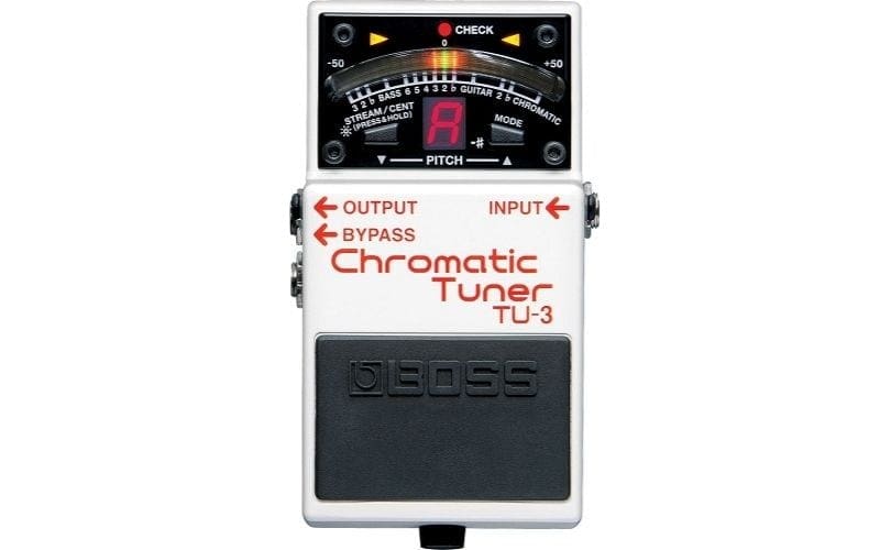 boss TU-3 chromatic guitar tuner