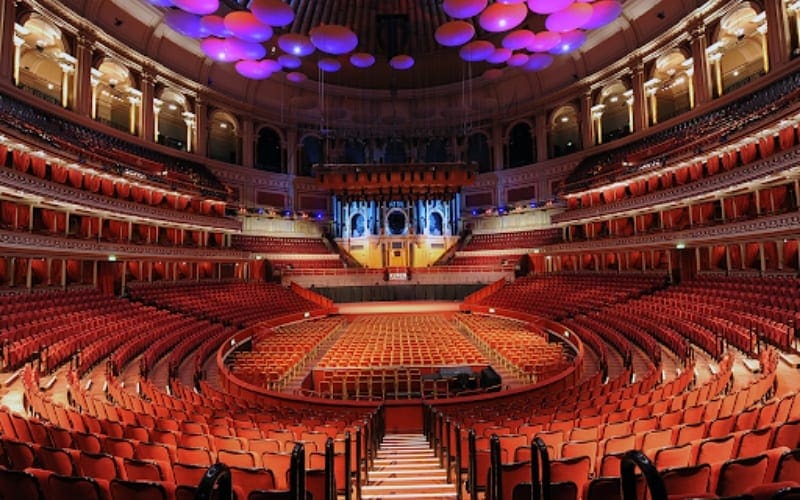 Royal Albert Hall music venue in London, UK