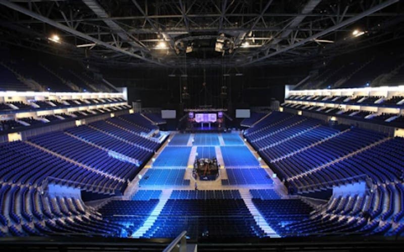 The O2 Arena music venue in London, UK