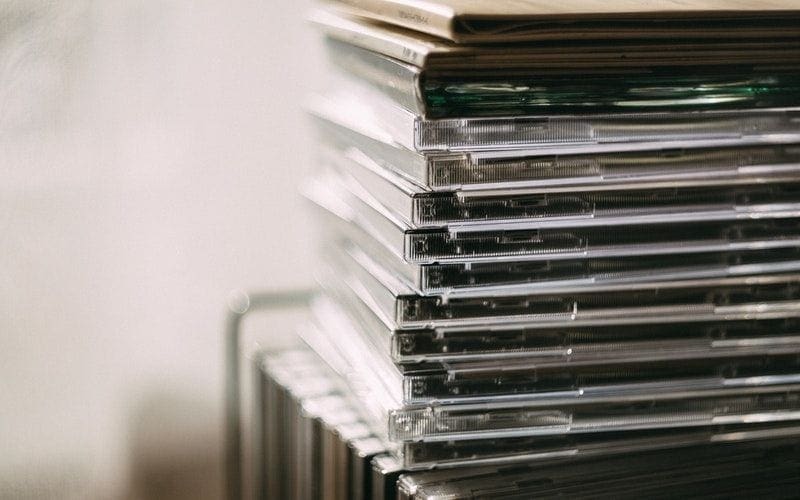 Stack of CDs