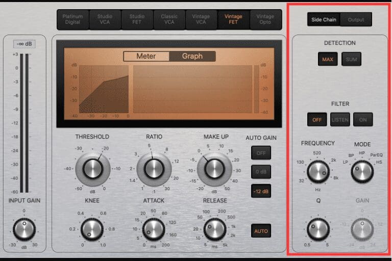 Audio Compression Sidechain