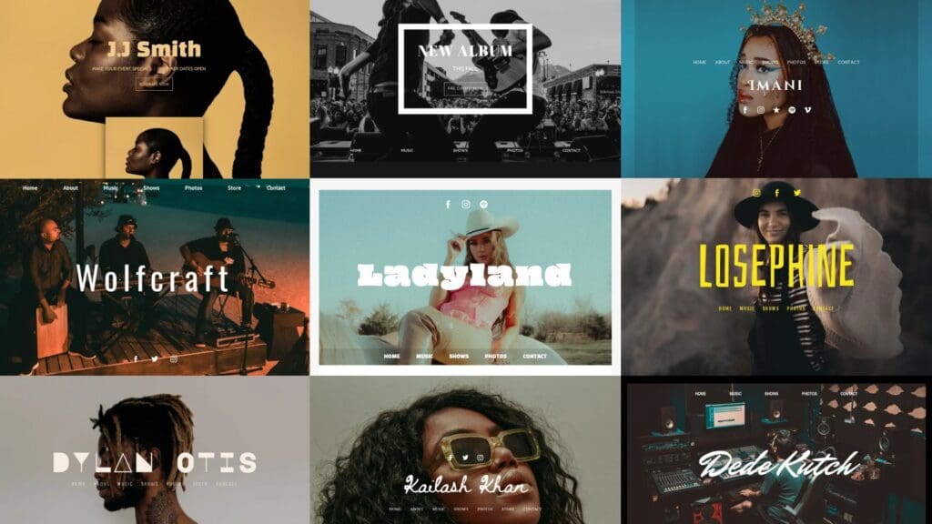 Best Website Builder For Musicians