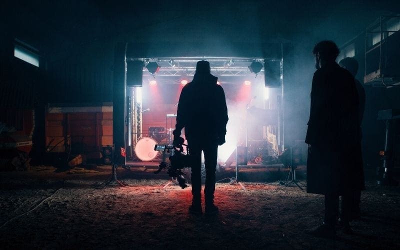 cameraman filming band on stage for what is their EPK