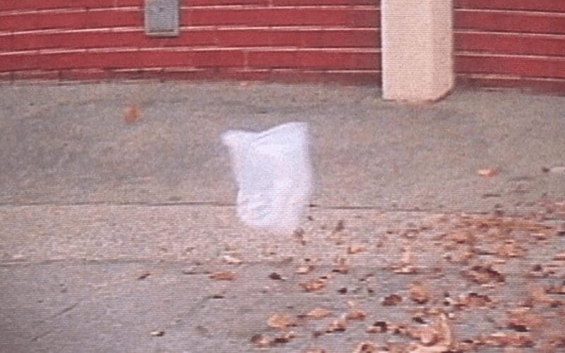 the plastic bag prop