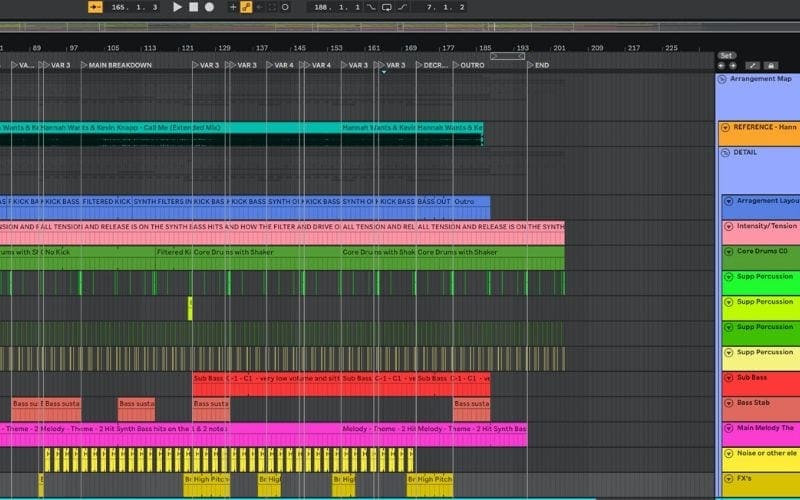 ghost template arrangements - Ableton Live Templates